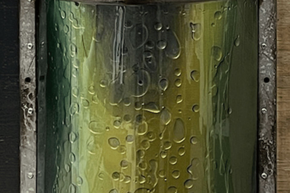 Iridescent Tube Sculpture 0