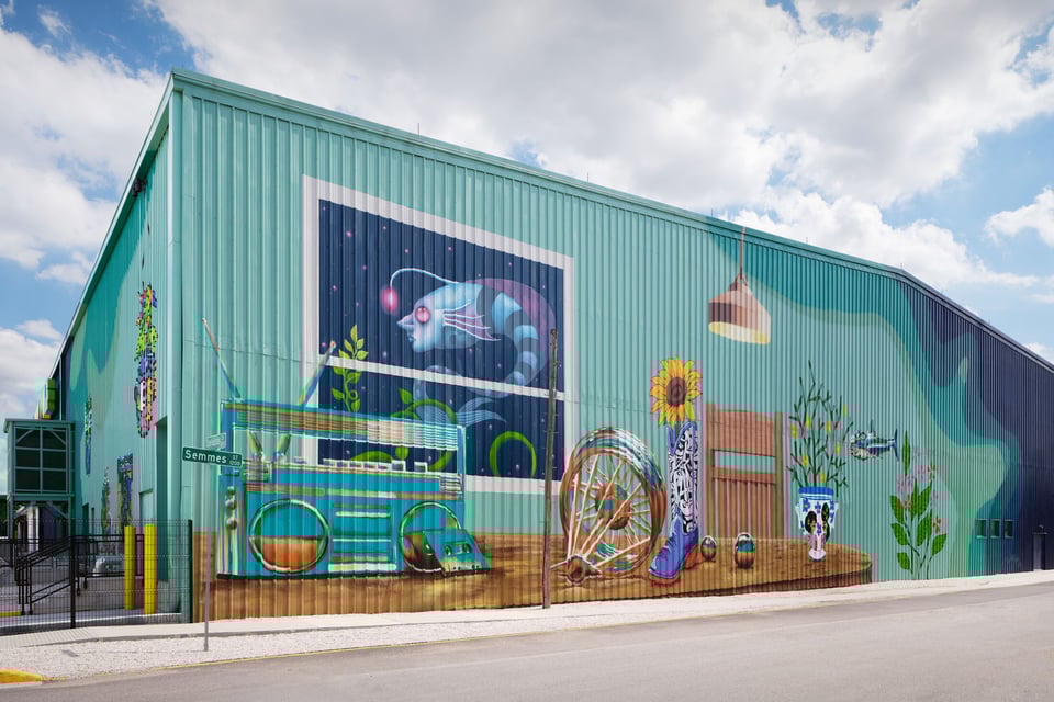 Radio Tave Exterior Mural 0
