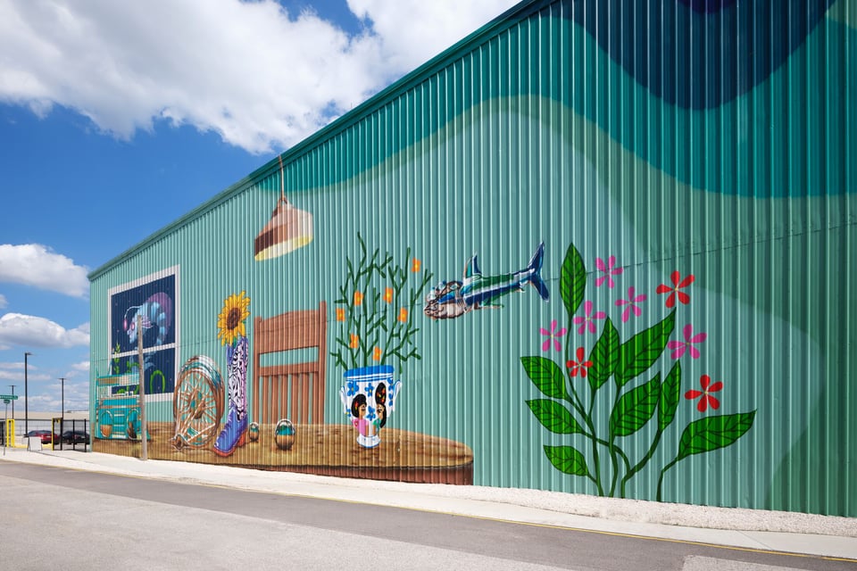 Radio Tave Exterior Mural 2