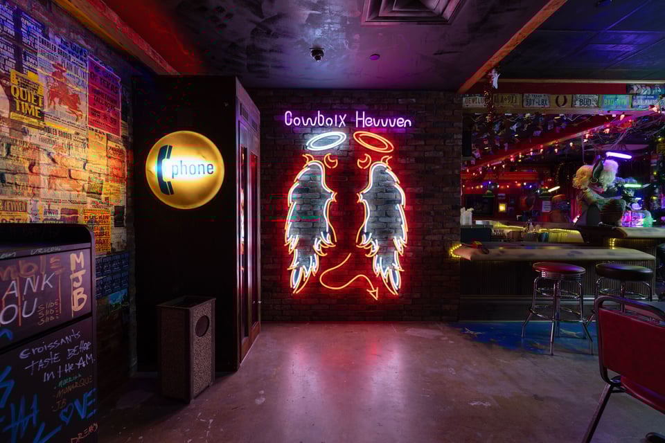 Faux Neon Sign 0