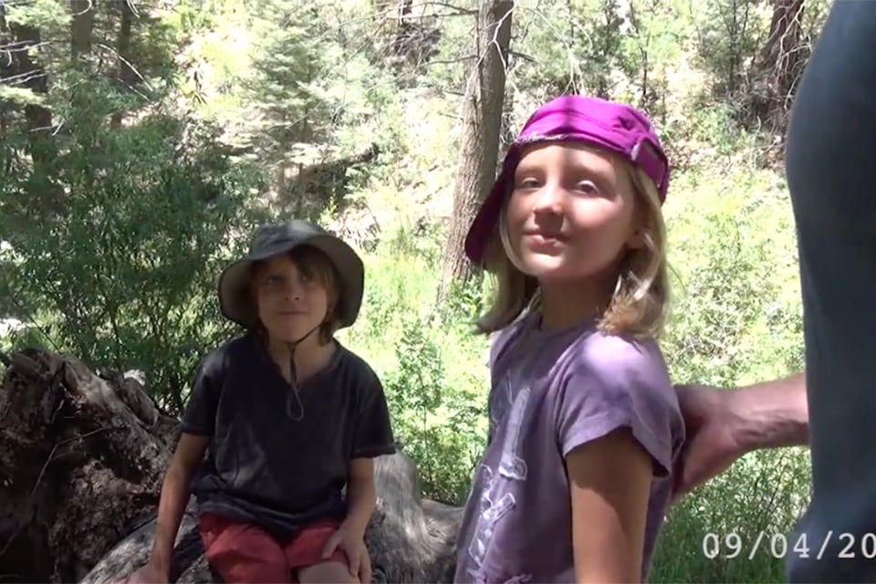 Selig-Pastore Home Movies - Camping with the kids on our last family trip to New Mexico 1
