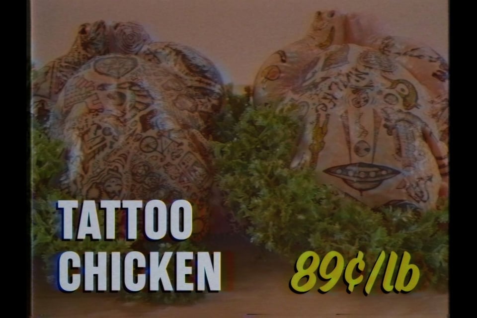 Omega Mart Commercial - "Tattoo Chicken" 1