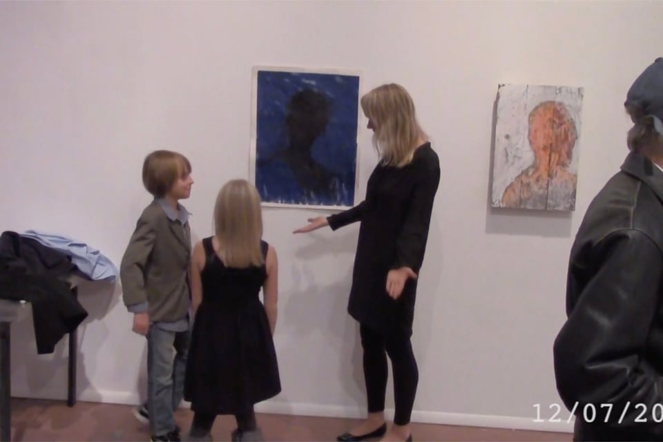 Selig-Pastore Home Movies - Pipers art opening last July 1